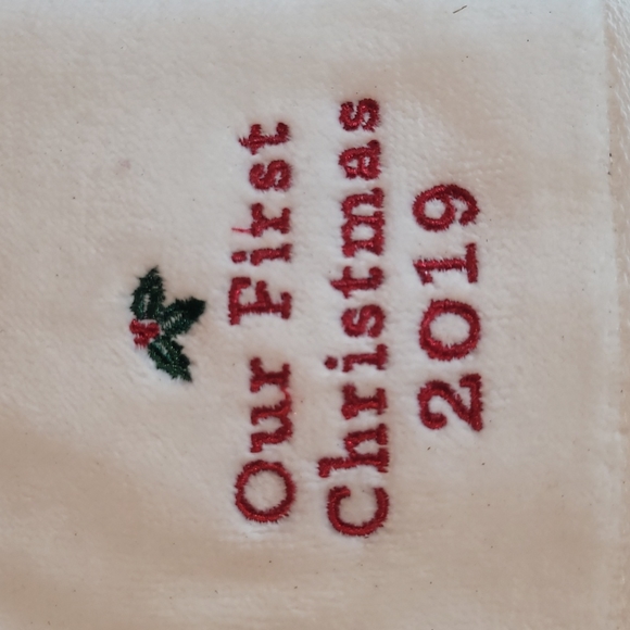 Hand Towel Set First Christmas - Picture 2 of 4